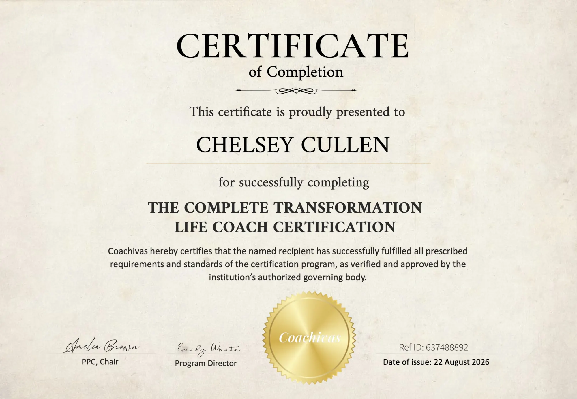 Transformational Life Coach